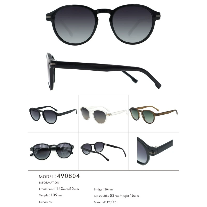 1 Double Stripe deco Round Plastic Unisex Classic Sunglasses 490804 1 Double Stripe deco Round Plastic Unisex Classic Sunglasses 490804